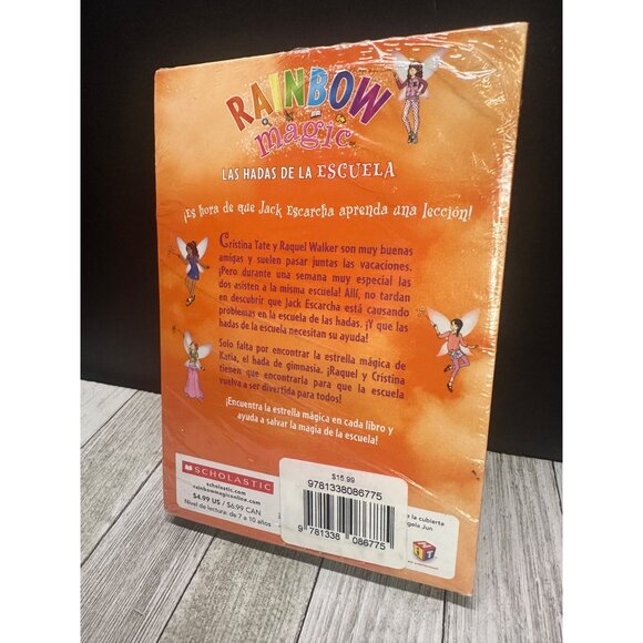 The School Day Fairies lot of 4 Books Rainbow Magic New Sealed Spanish Language - Picture 2 of 3